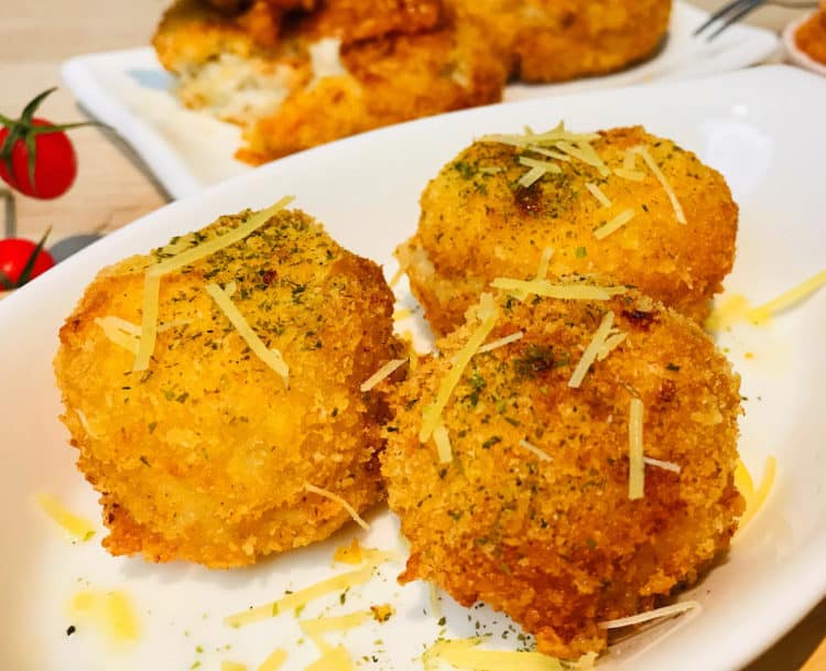 Homemade Arancini Rice Balls
